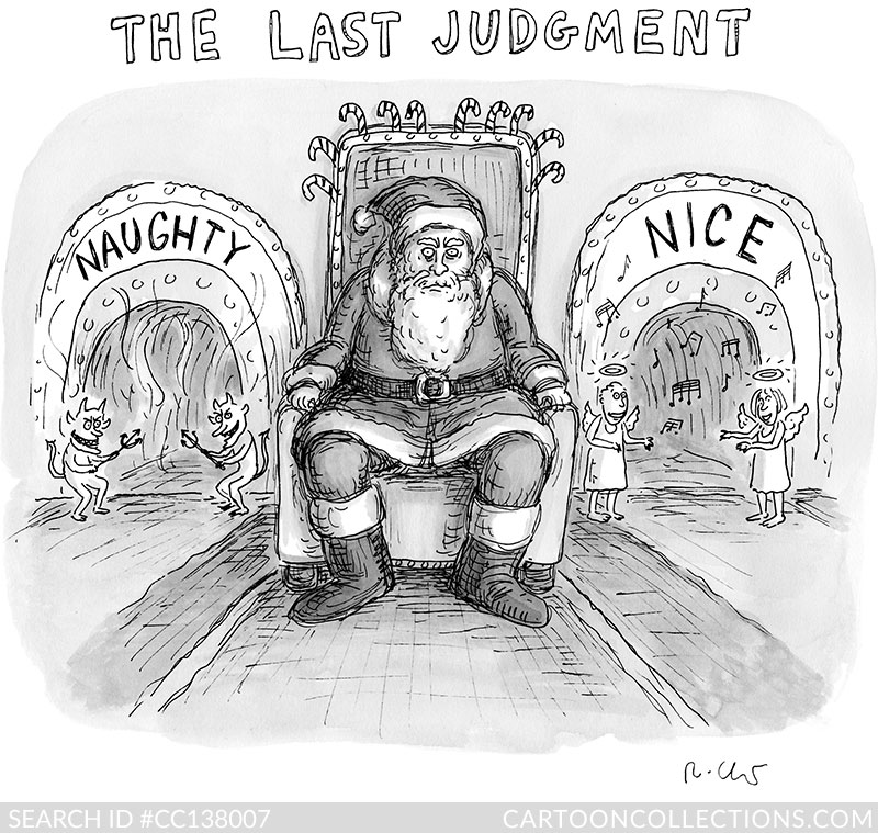 CartoonStock.com - Bad Santa cartoons - Roz Chast