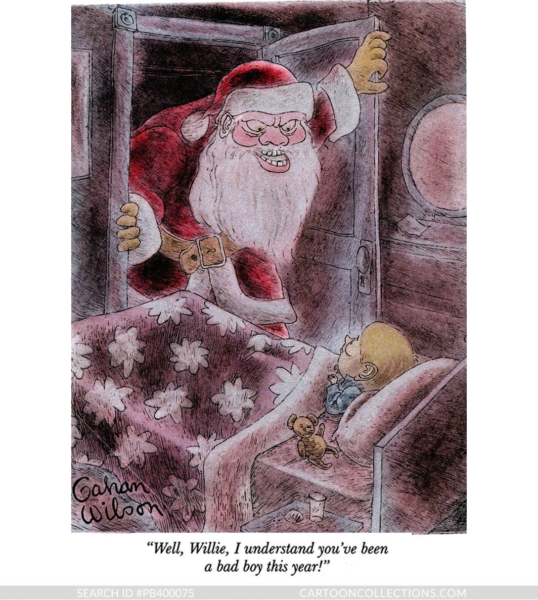 CartoonStock.com - Bad Santa cartoons - Gahan Wilson