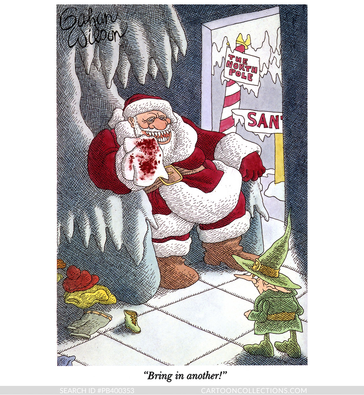 CartoonStock.com - Bad Santa cartoons - Gahan Wilson