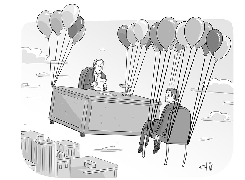 Ellis Rosen, Cartoon Caption Contest