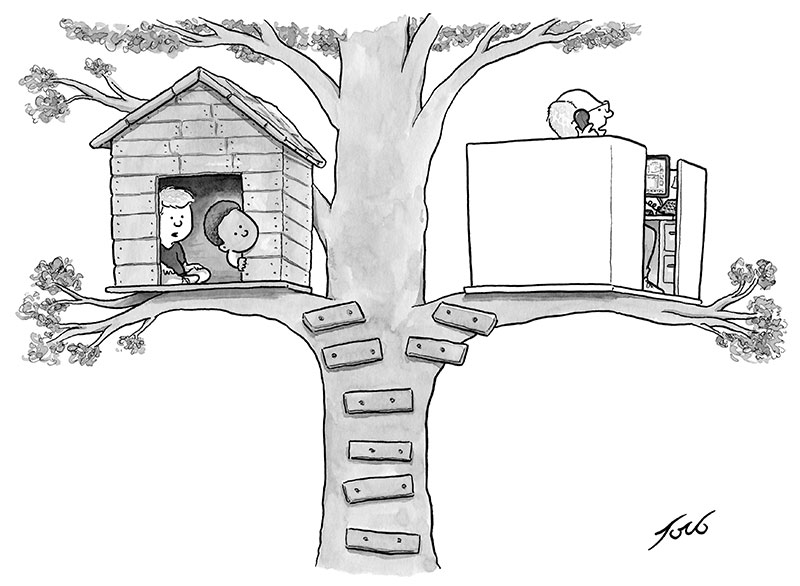 Tom-Toro---Tree-House-Cubicle-CAPTION-CONTEST