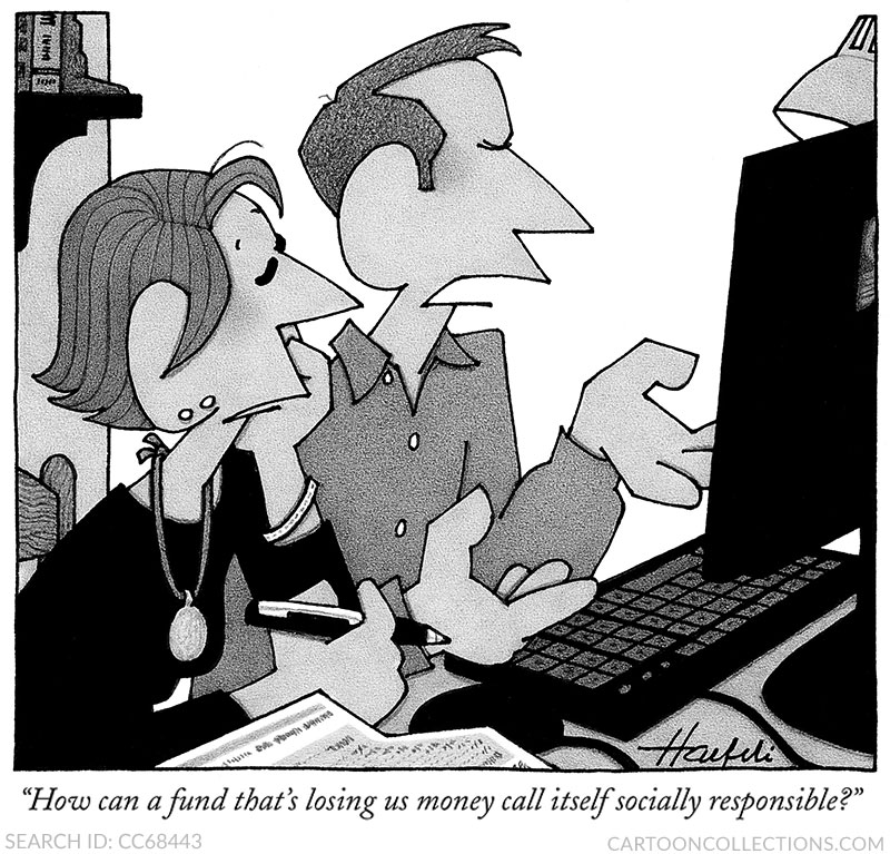 William Haefeli cartoons, stock market cartoons