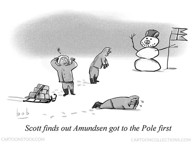 north pole cartoon