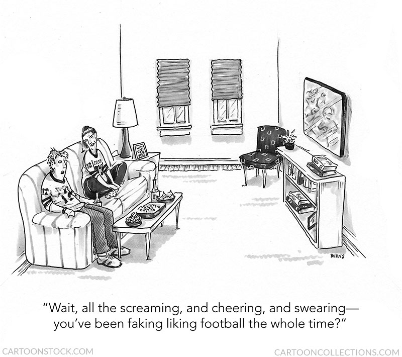 football cartoons