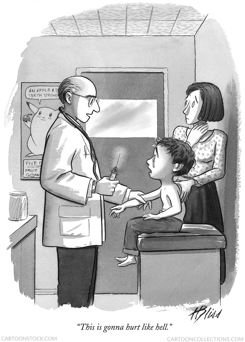 covid vaccine cartoons