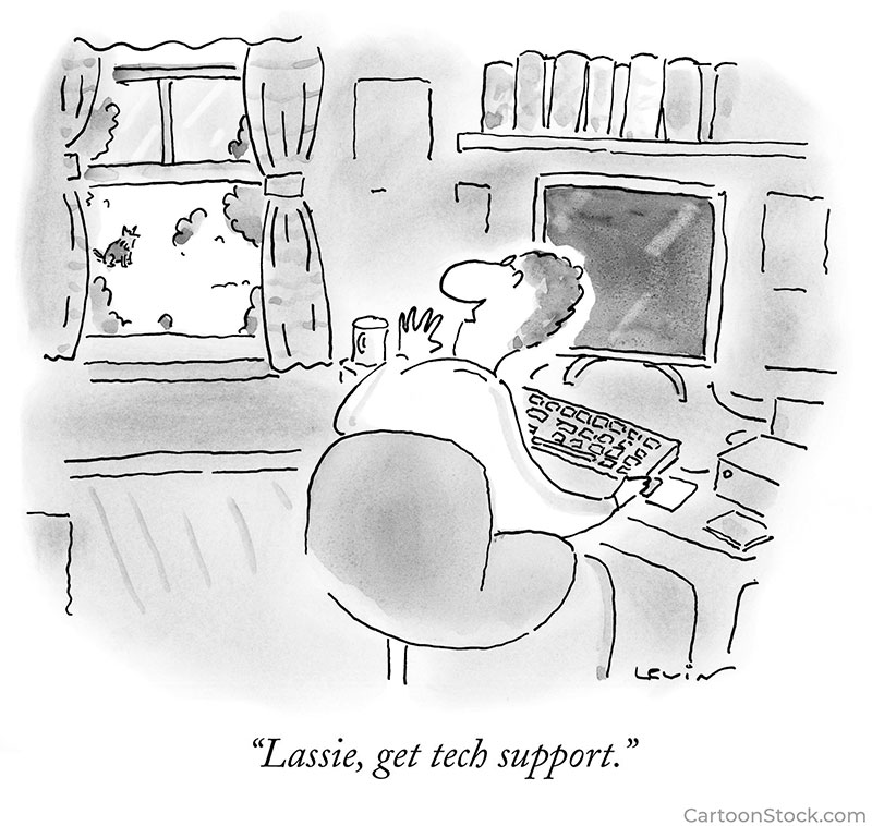 tech support cartoons