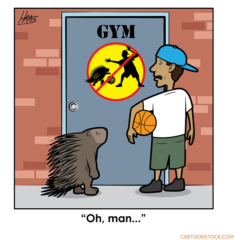 exercise cartoons