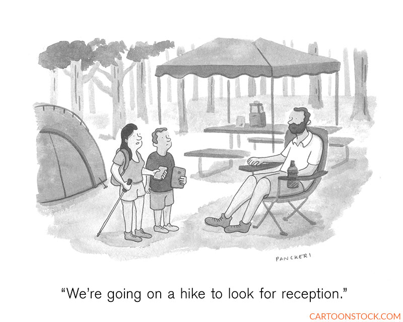 camping cartoons