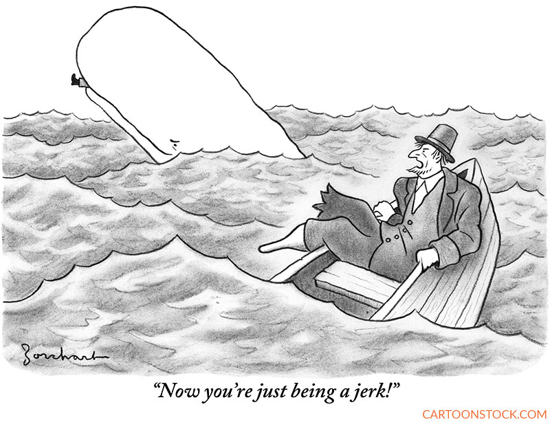 Moby Dick cartoons