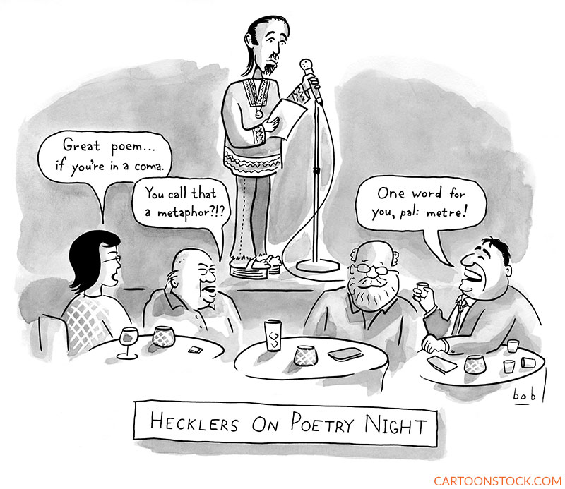 Poetry cartoons