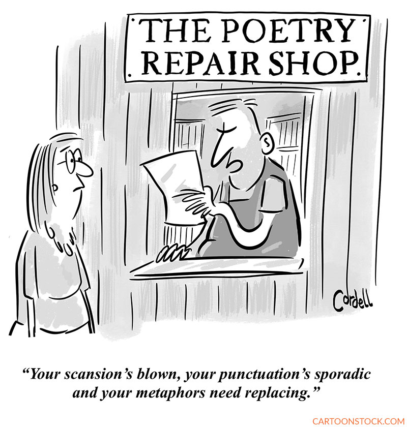 Poetry cartoons