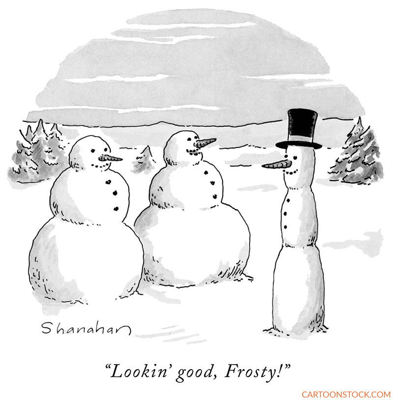 Winter cartoons