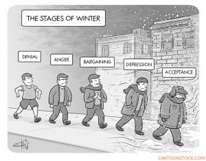 Winter cartoons